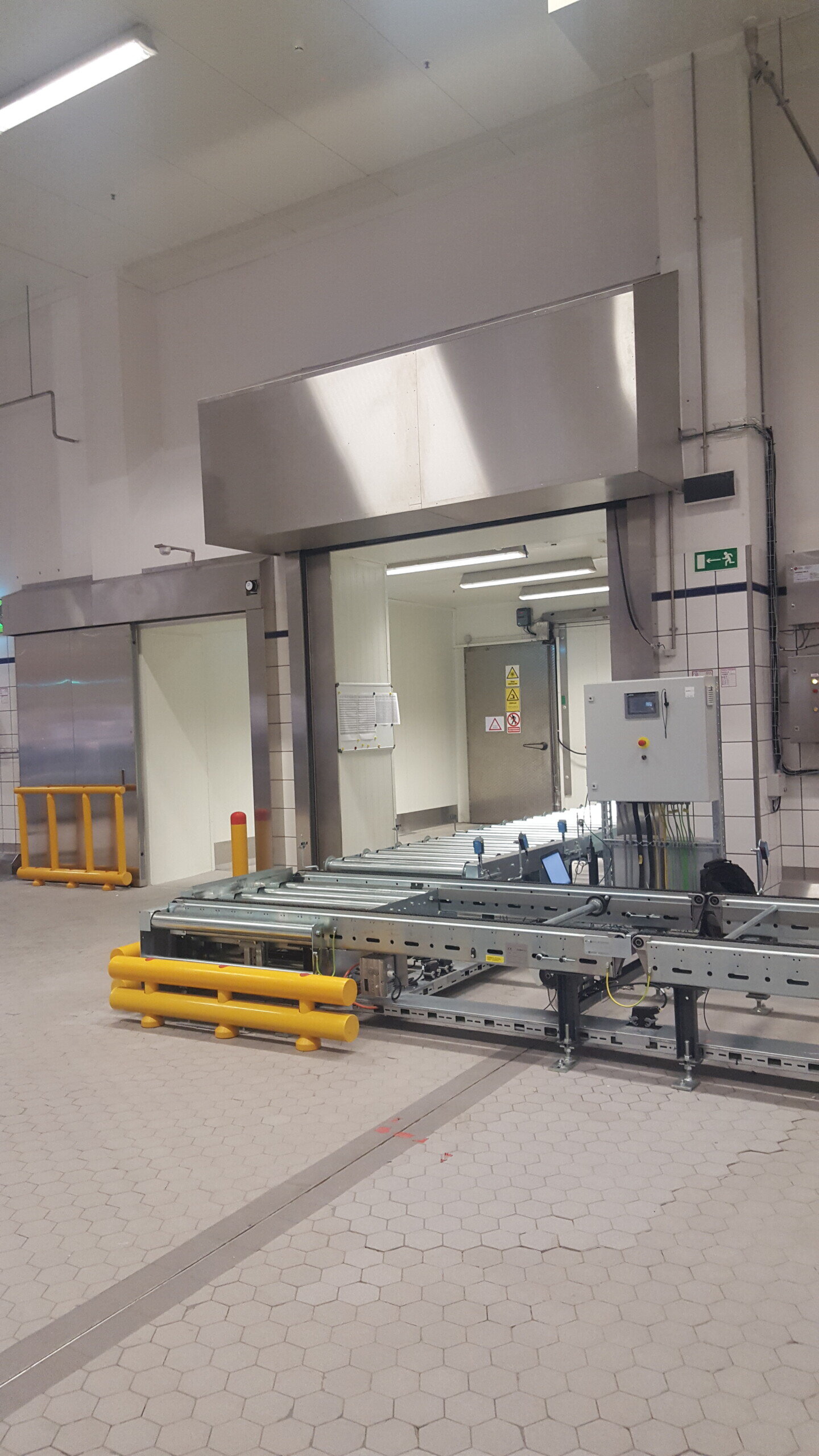 Rostfri brandport- Brandjalusi RGS-EI120 - Matindustri/hygienzon